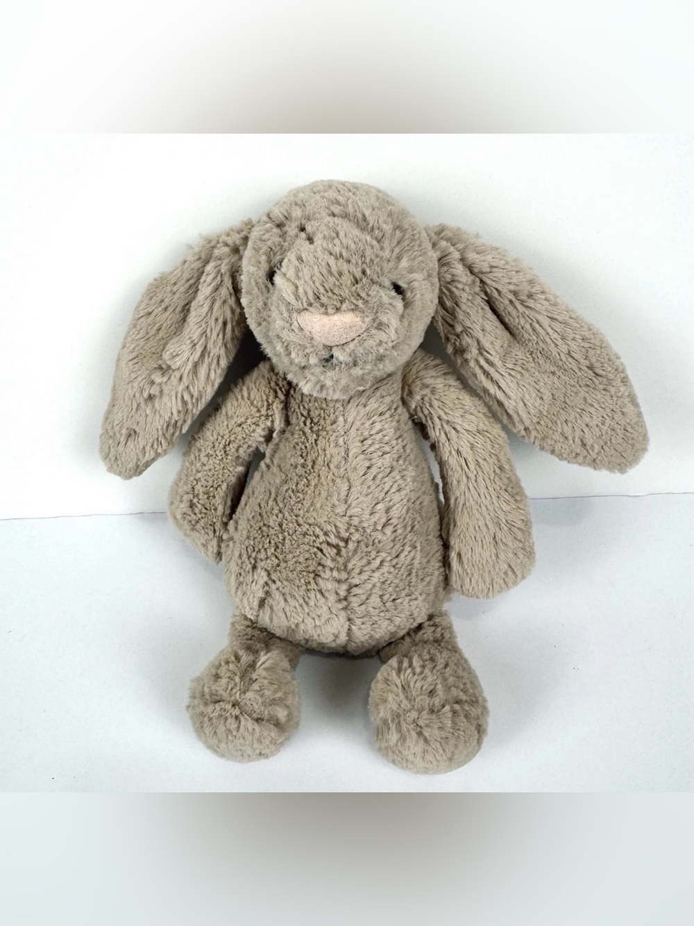 Jellycat Bashful Beige Bunny Plush Doll Medium London Lovey Soft Toy 12"